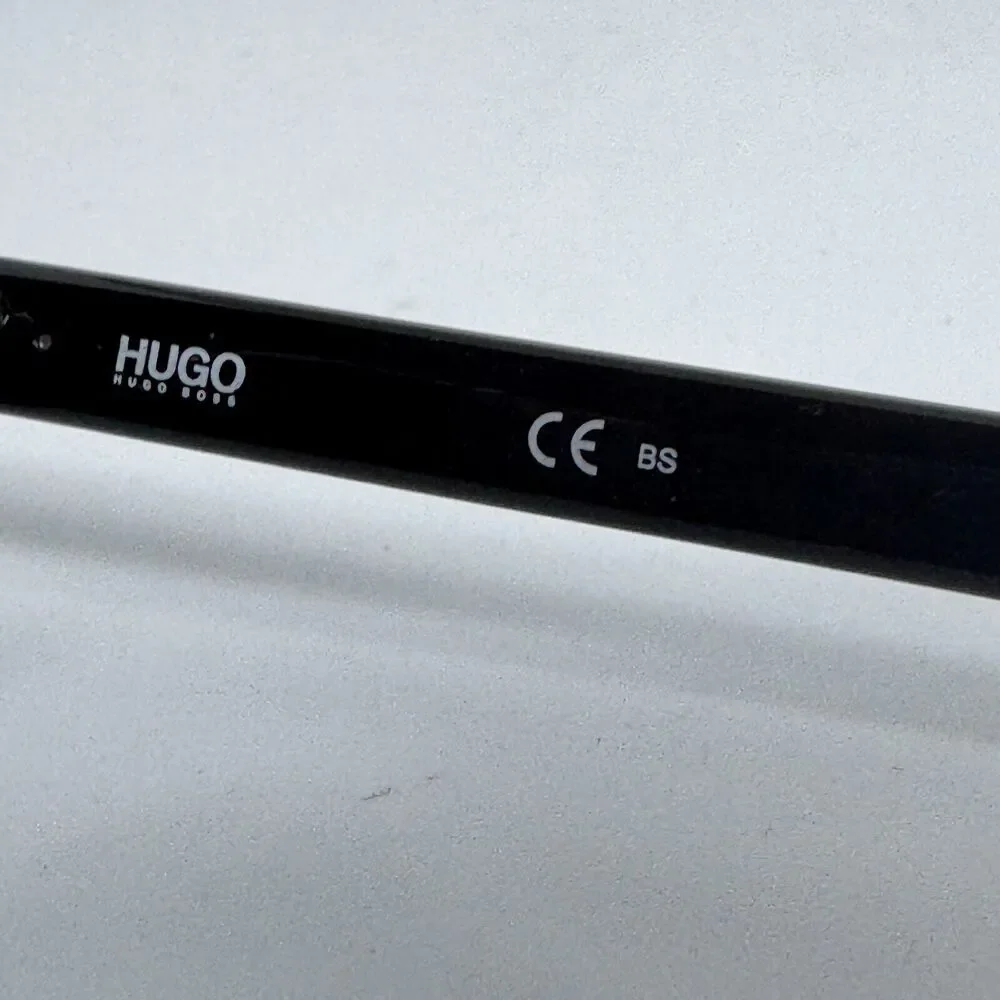 Hugo Boss Eyeglasses Frame HG 1016 OIT 53-16-145 Glossy Black Flex Hinge‎ H15628